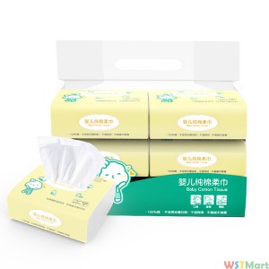 全棉时代婴儿纯棉柔巾/抽纸巾