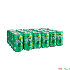 雪碧柠檬味汽水碳酸饮料330ml*24罐