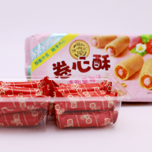 徐福记 卷心酥 草莓奶油味