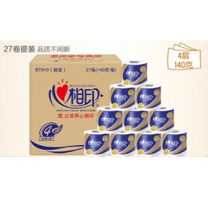 心相印4层卷纸140gx27卷
